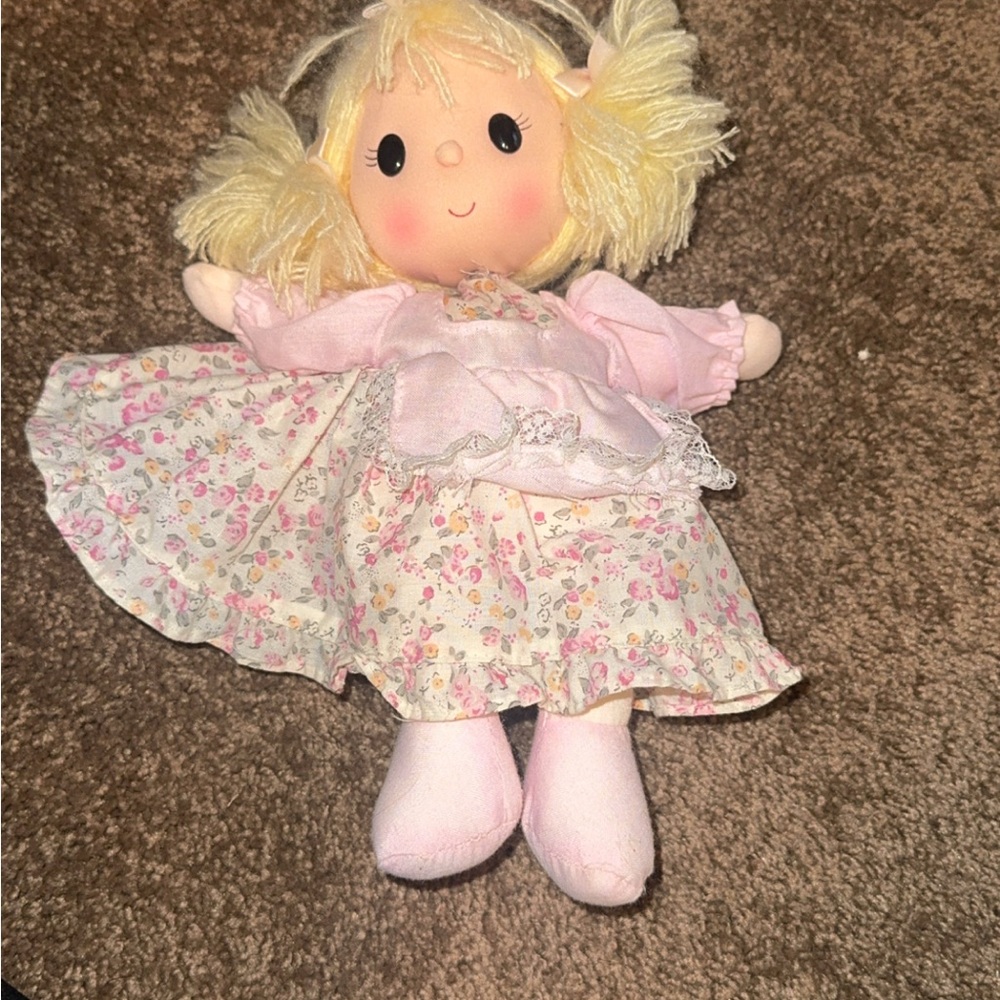 Precious Moments Pink and White Doll